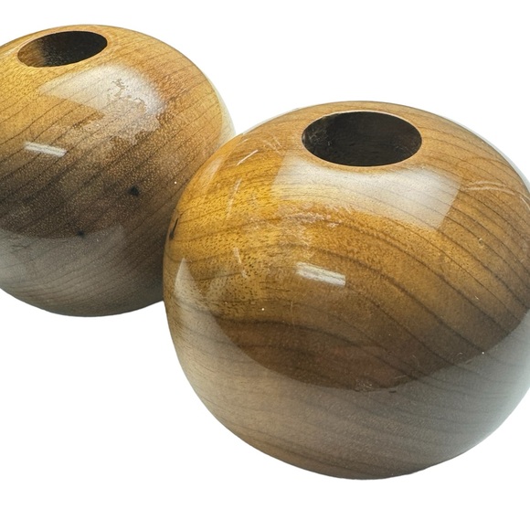 Vintage The House Of Myrtlewood Mid Centery Modern Round Taper Candle Holders - Picture 2 of 6